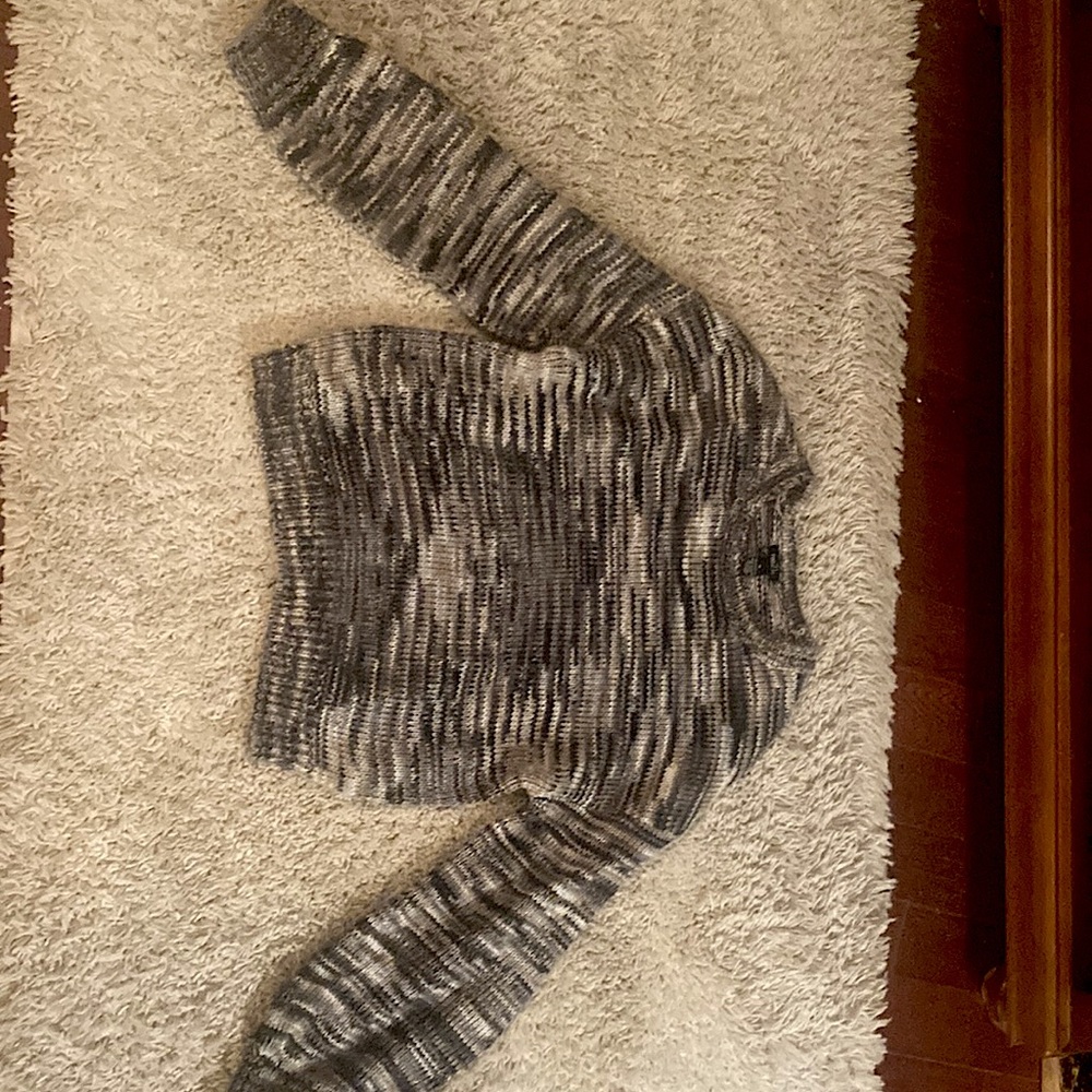 Rue 21 Grey and Black Sweater , Size M